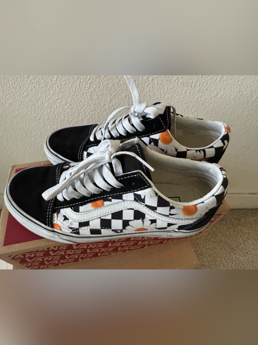 Vans sneaker daisy print